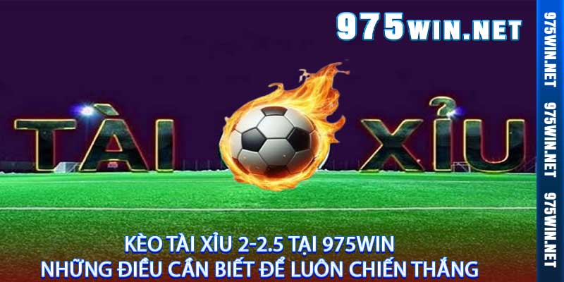 Kèo Tài Xỉu 2-2.5